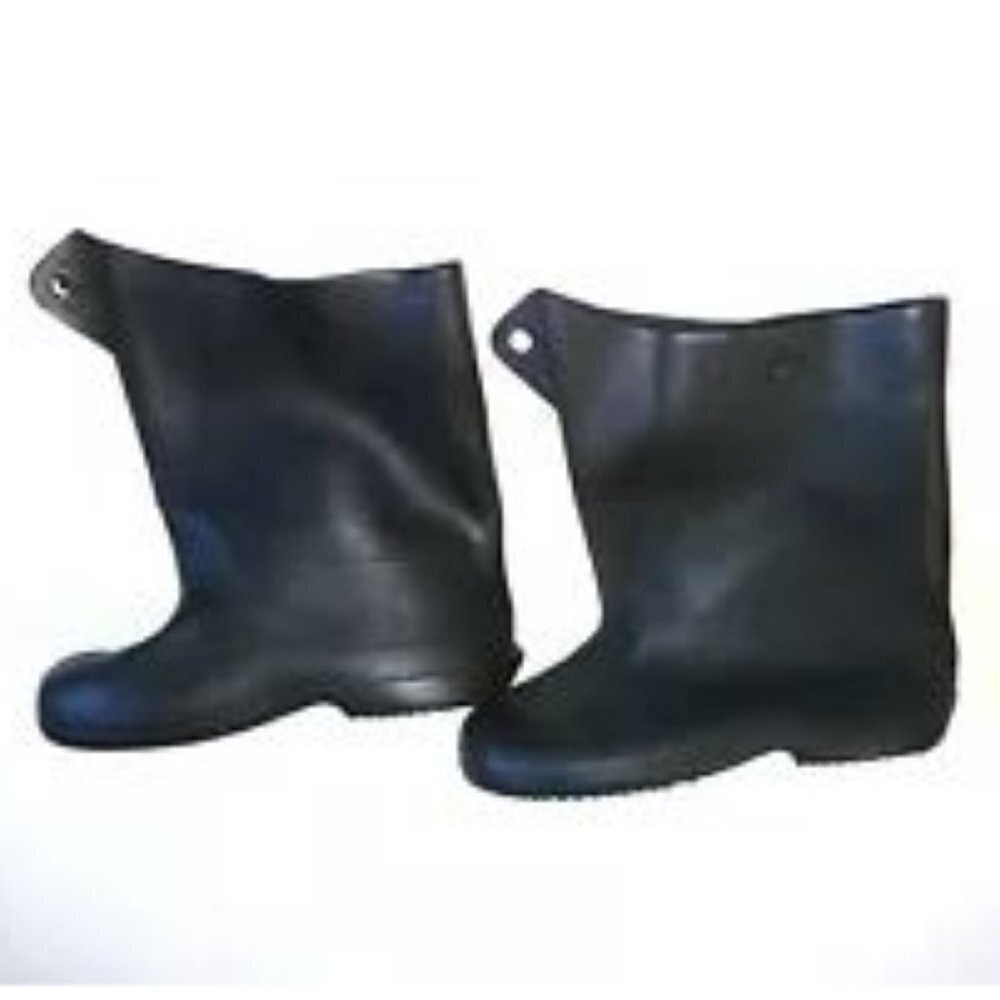 ?Tingley Workbrutes Rubber Overshoe Boots Unisex shoes cover Sz 10/11 black